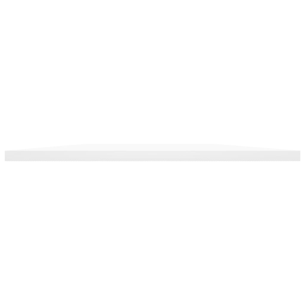 Wandschappen 4 st 60x50x1,5 cm bewerkt hout wit