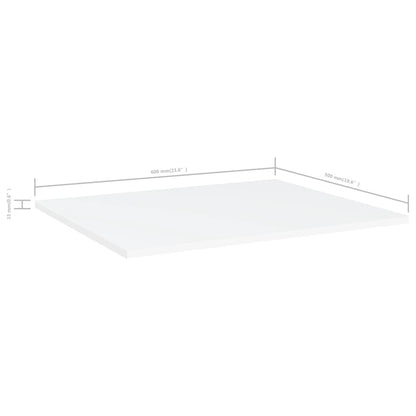 Wandschappen 8 st 60x50x1,5 cm spaanplaat wit