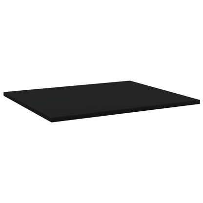 Wandschappen 8 st 60x50x1,5 cm spaanplaat zwart