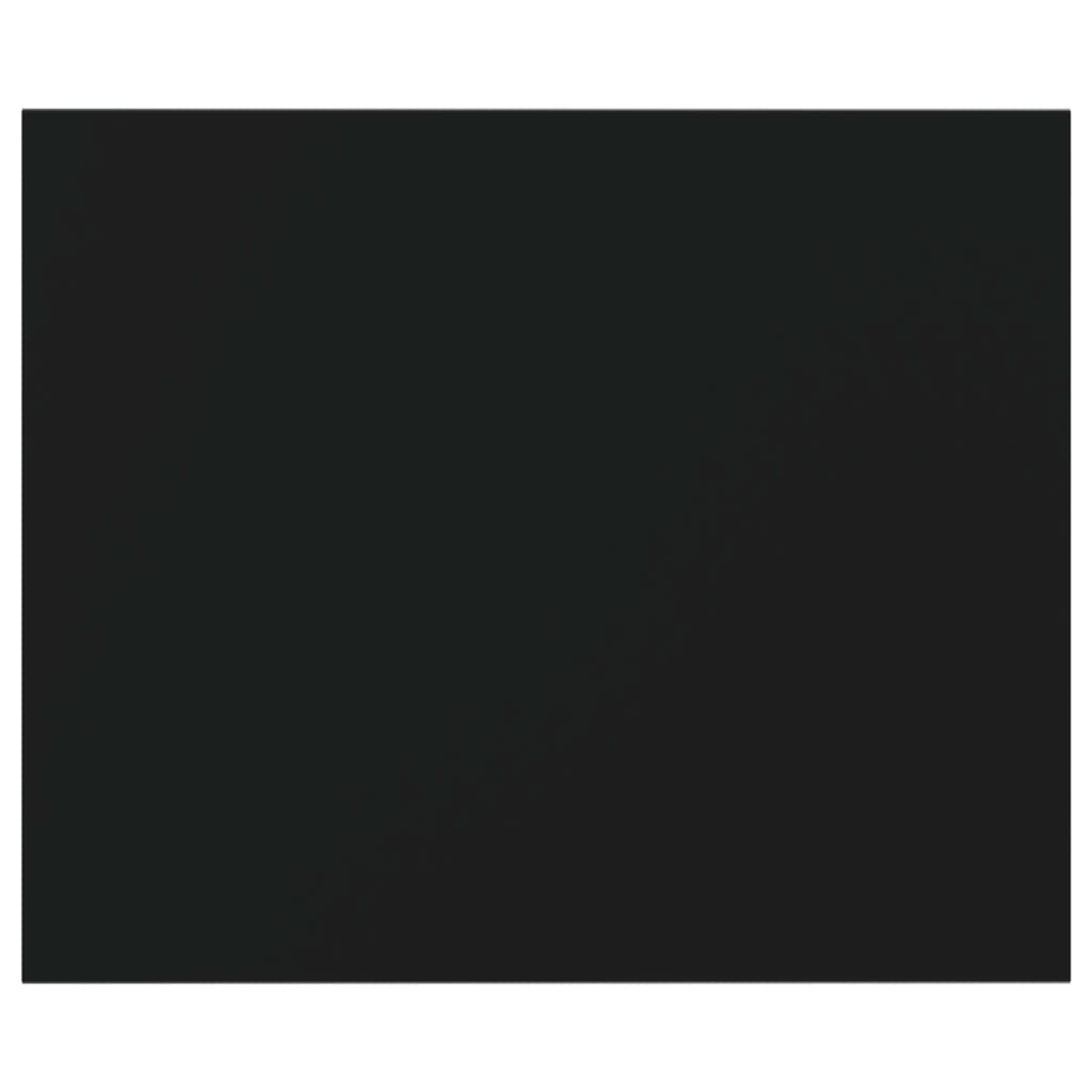 Wandschappen 8 st 60x50x1,5 cm spaanplaat zwart