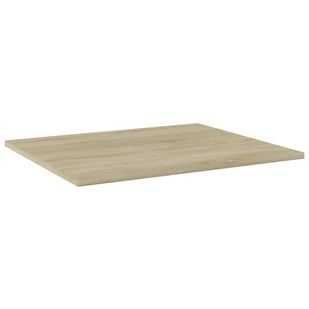 Wandschappen 4 st 60x50x1,5 cm spaanplaat sonoma eikenkleurig