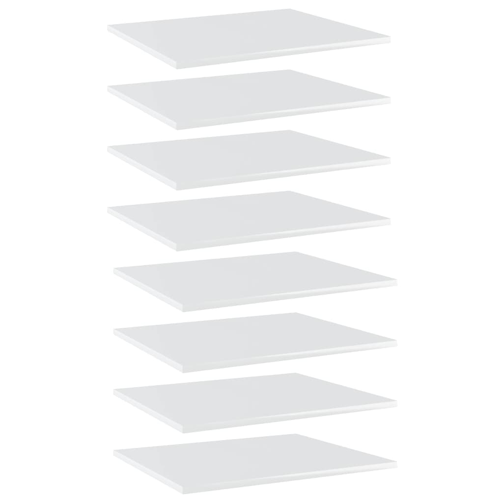Wandschappen 60X50X1,5 Cm Spaanplaat Hoogglans Wit 8