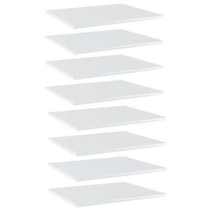 Wandschappen 60X50X1,5 Cm Spaanplaat Hoogglans Wit 8