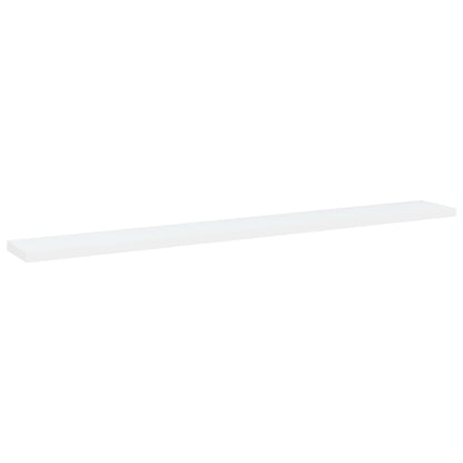 Wandschappen 8 st 80x10x1,5 cm spaanplaat wit