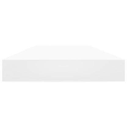 Wandschappen 8 st 80x10x1,5 cm spaanplaat wit