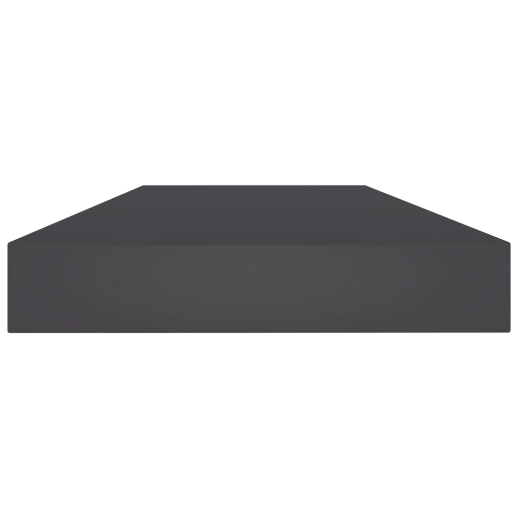 Wandschappen 8 st 80x10x1,5 cm spaanplaat grijs
