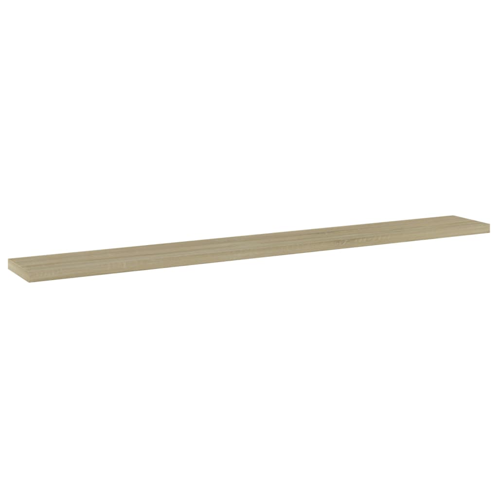Wandschappen 8 st 80x10x1,5 cm spaanplaat sonoma eikenkleurig