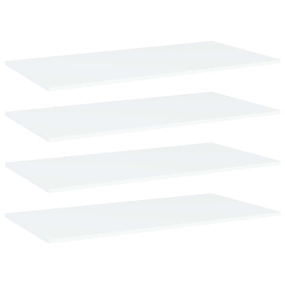 Wandschappen 80X20X1,5 Cm Bewerkt Hout Wit 4 80 x 20 x 1.5 cm