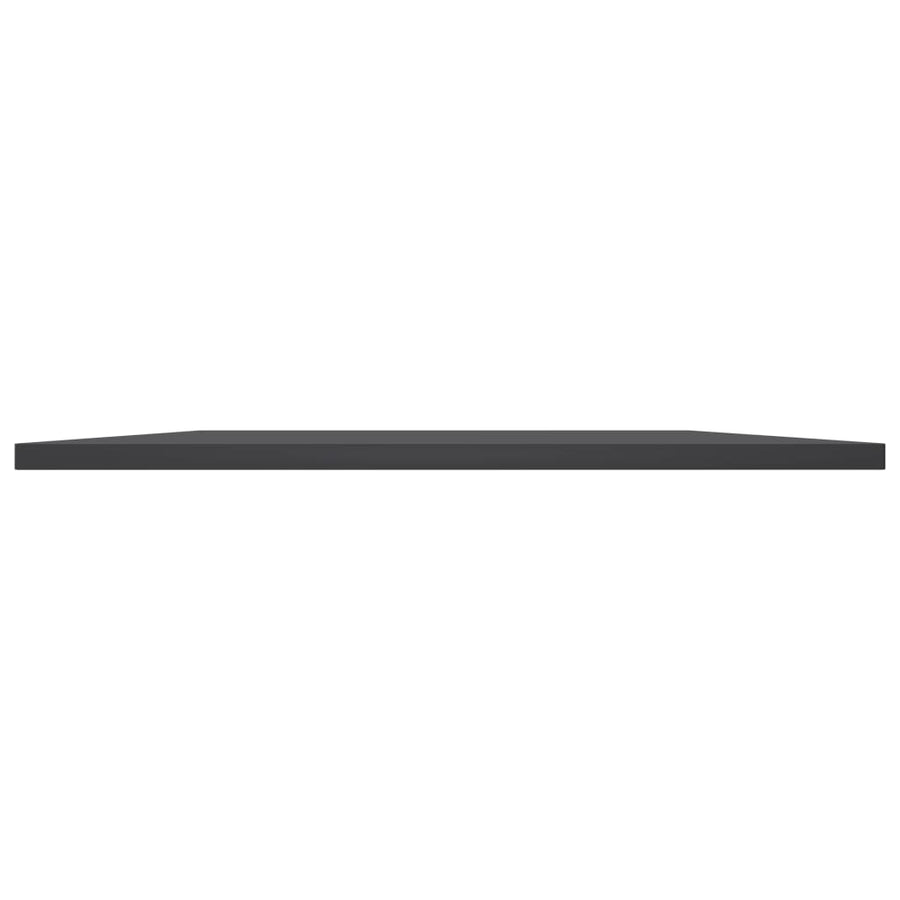 Wandschappen 8 st 80x20x1,5 cm spaanplaat grijs