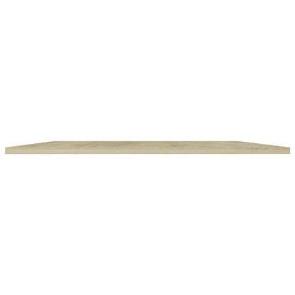 Wandschappen 8 st 80x20x1,5 cm spaanplaat sonoma eikenkleurig