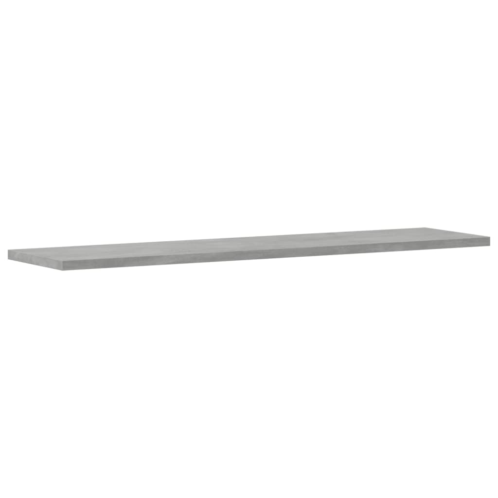 Wandschappen 80X20X1,5 Cm Bewerkt Hout Betongrijs 4 80 x 20 x 1.5 cm