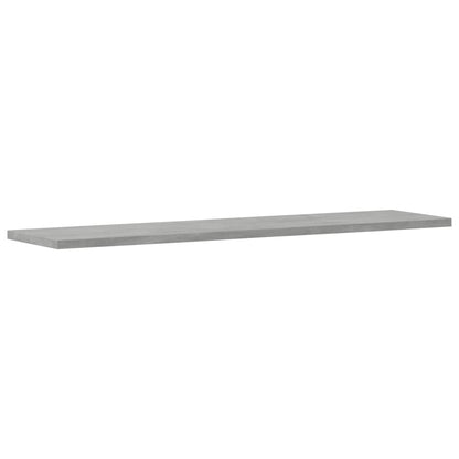 Wandschappen 80X20X1,5 Cm Bewerkt Hout Betongrijs 4 80 x 20 x 1.5 cm