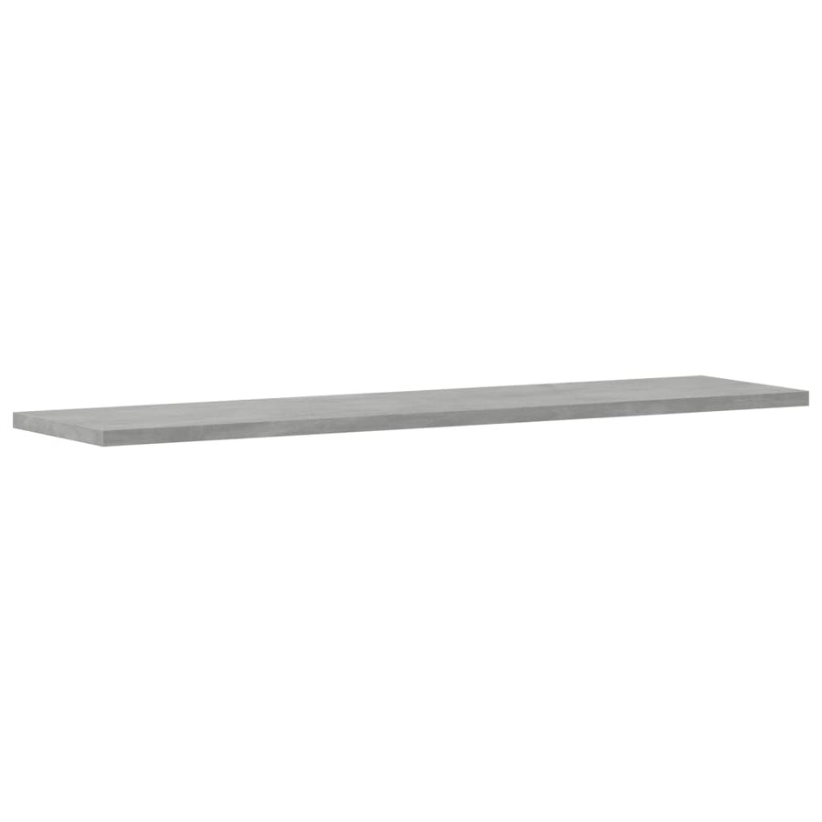 Wandschappen 80X20X1,5 Cm Bewerkt Hout Betongrijs 4 80 x 20 x 1.5 cm