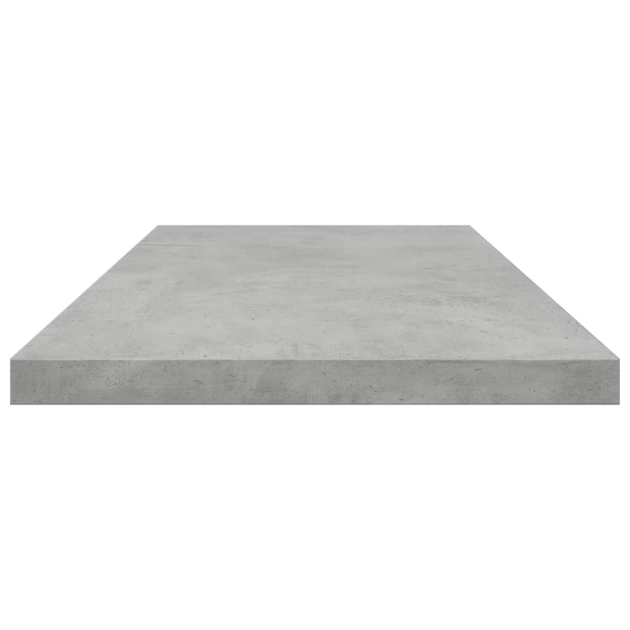 Wandschappen 80X20X1,5 Cm Bewerkt Hout Betongrijs 4 80 x 20 x 1.5 cm