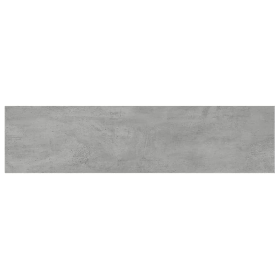 Wandschappen 80X20X1,5 Cm Bewerkt Hout Betongrijs 4 80 x 20 x 1.5 cm
