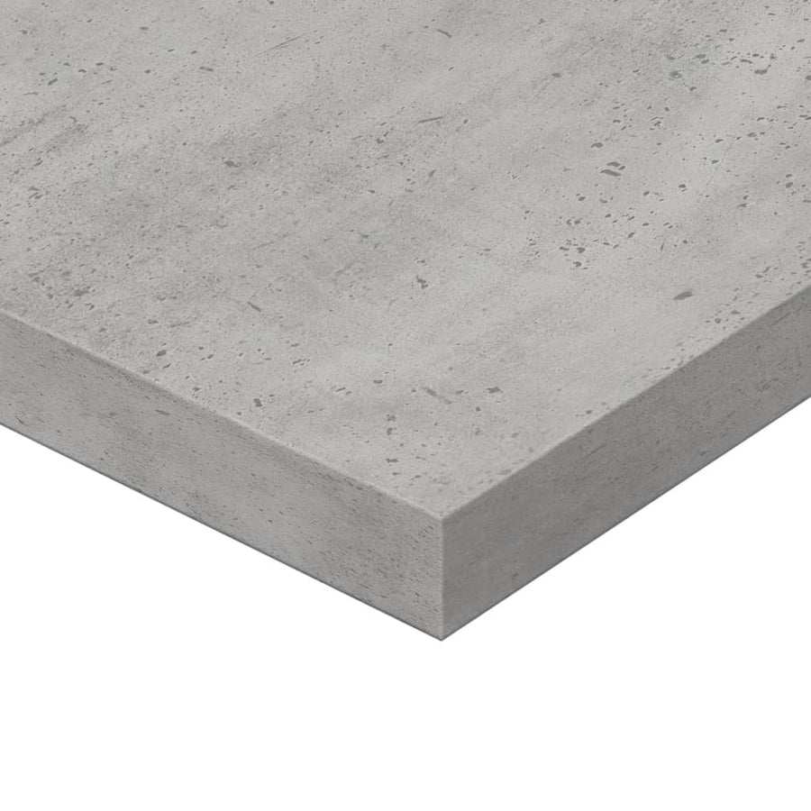 Wandschappen 80X20X1,5 Cm Bewerkt Hout Betongrijs 4 80 x 20 x 1.5 cm