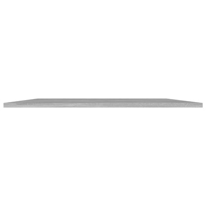 Wandschappen 8 st 80x20x1,5 cm spaanplaat betongrijs