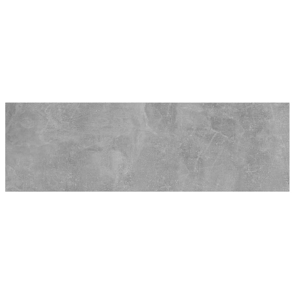 Wandschappen 8 st 80x20x1,5 cm spaanplaat betongrijs