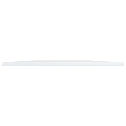 Wandschappen 4 st 80x20x1,5 cm bewerkt hout hoogglans wit