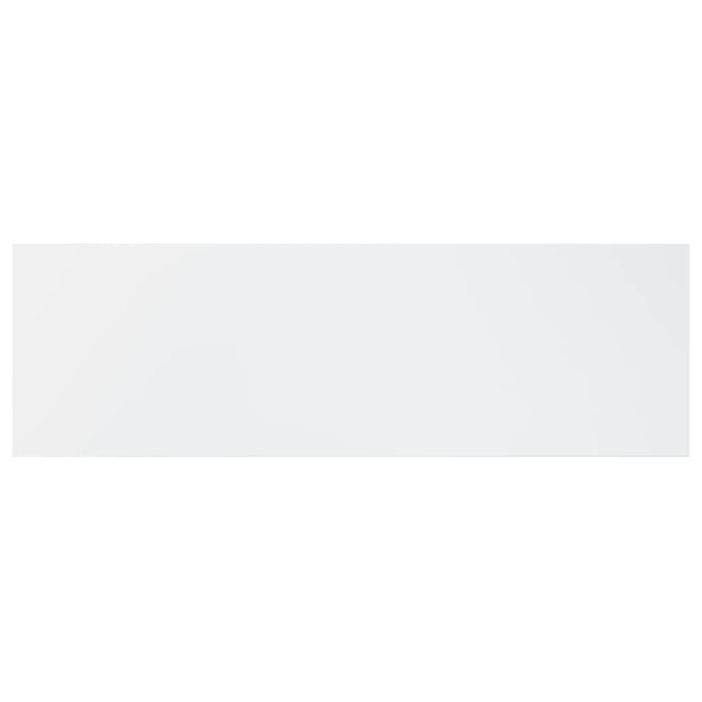 Wandschappen 4 st 80x20x1,5 cm bewerkt hout hoogglans wit