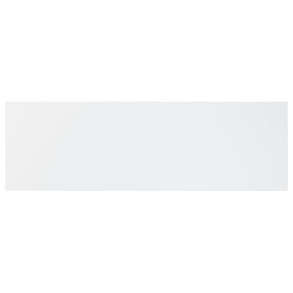 Wandschappen 4 st 80x20x1,5 cm bewerkt hout hoogglans wit
