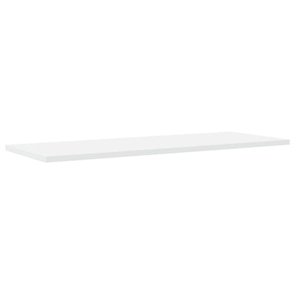 Wandschappen 4 st 80x30x1,5 cm spaanplaat wit