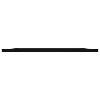 Wandschappen 8 st 80x30x1,5 cm spaanplaat zwart