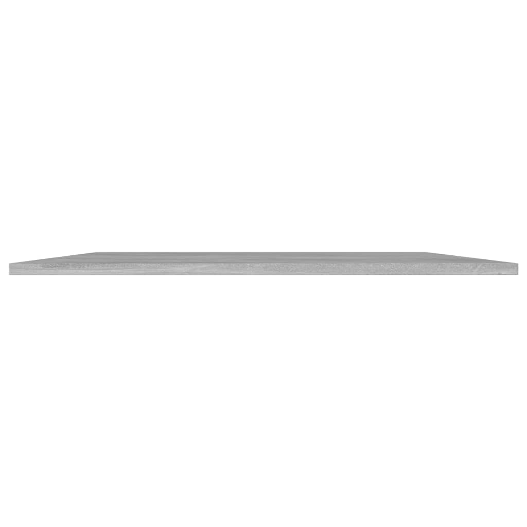 Wandschappen 4 st 80x30x1,5 cm bewerkt hout betongrijs
