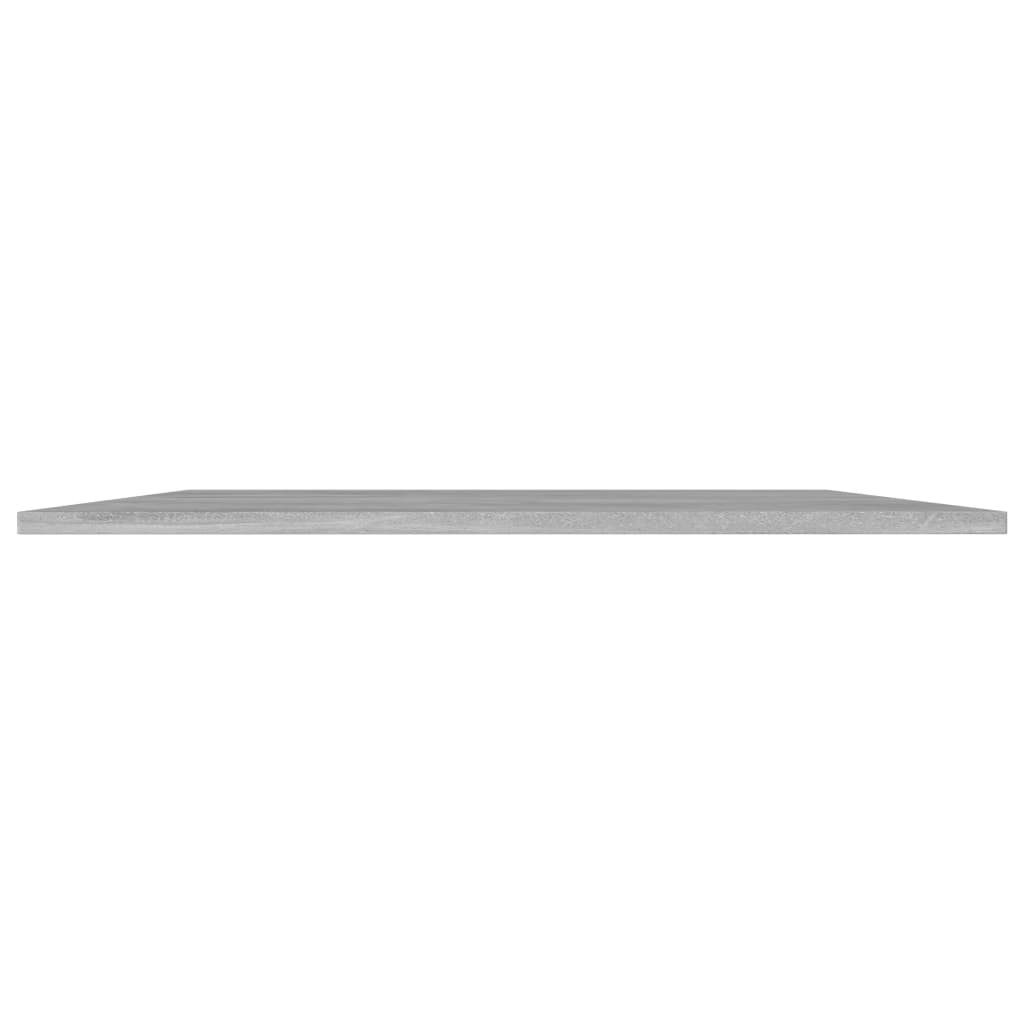 Wandschappen 8 st 80x30x1,5 cm spaanplaat betongrijs