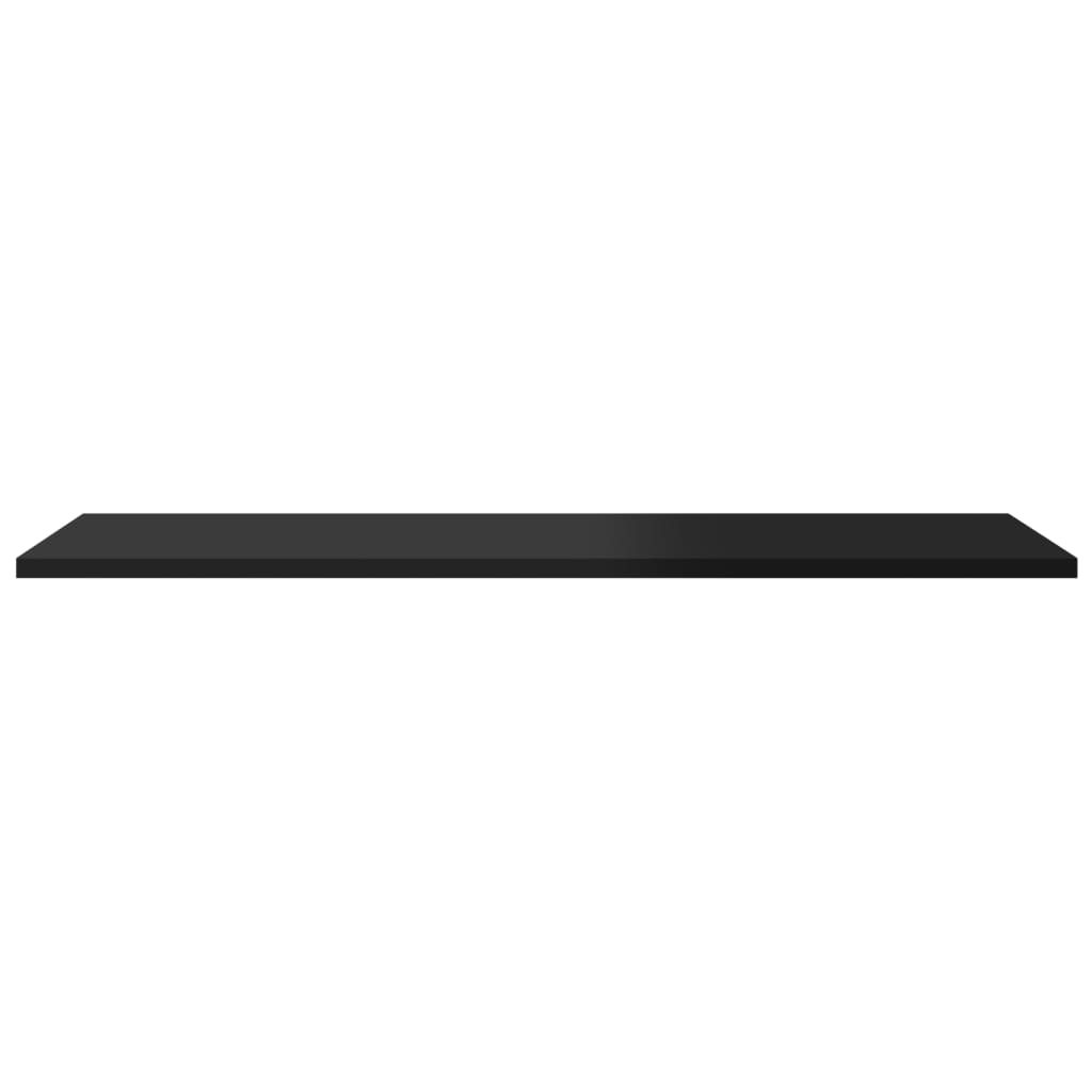 Wandschappen 80X30X1,5 Cm Spaanplaat Hoogglans Zwart 8