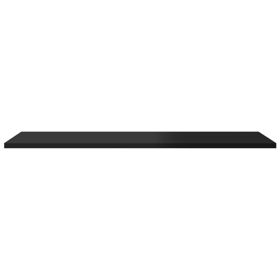Wandschappen 80X30X1,5 Cm Spaanplaat Hoogglans Zwart 8