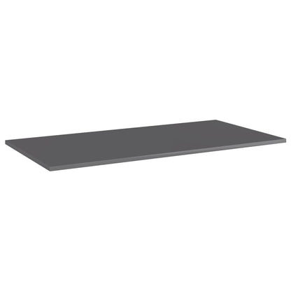 Wandschappen 80X30X1,5 Cm Spaanplaat Hoogglans Grijs 8