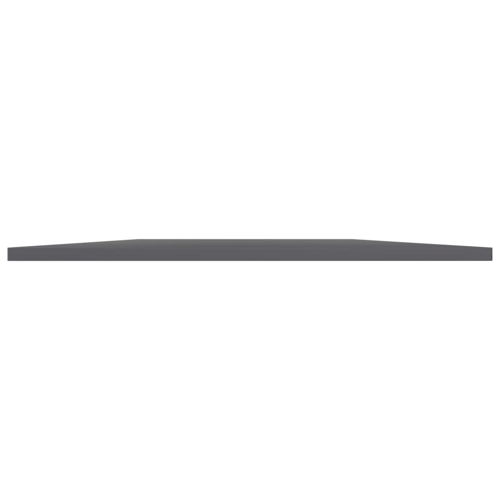 Wandschappen 80X30X1,5 Cm Spaanplaat Hoogglans Grijs 8