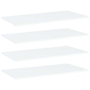 Wandschappen 4 st 80x40x1,5 cm bewerkt hout wit