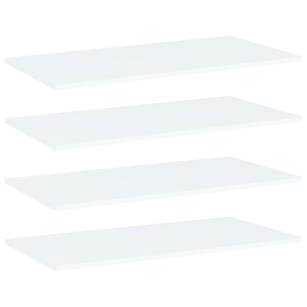 Wandschappen 80X40X1,5 Cm Bewerkt Hout Wit 80 x 40 x 1.5 cm