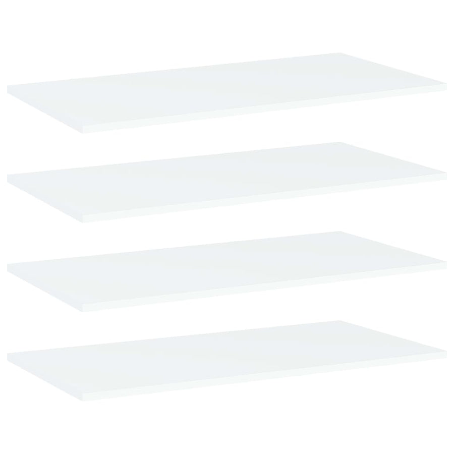 Wandschappen 80X40X1,5 Cm Bewerkt Hout Wit 80 x 40 x 1.5 cm