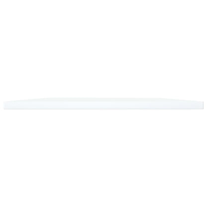 Wandschappen 80X40X1,5 Cm Bewerkt Hout Wit 80 x 40 x 1.5 cm