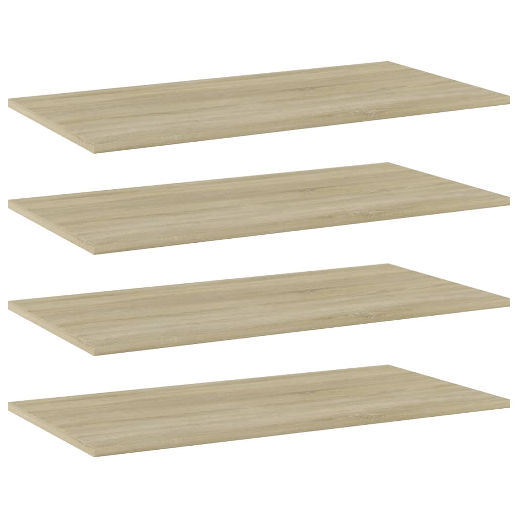 Wandschappen 80X40X1,5 Cm Spaanplaat Kleurig Sonoma Eiken 80 x 40 x 1.5 cm