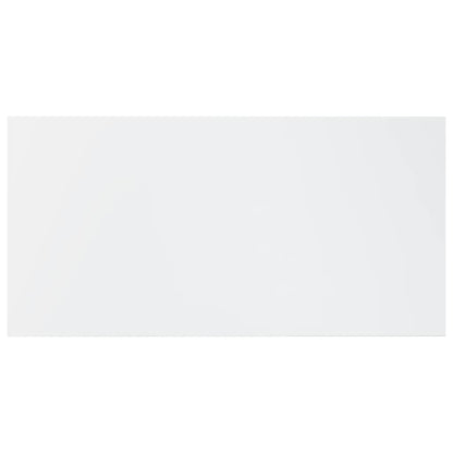 Wandschappen 4 st 80x40x1,5 cm bewerkt hout hoogglans wit