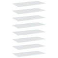 Wandschappen 80X40X1,5 Cm Spaanplaat Hoogglans Wit 8