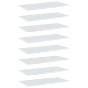 Wandschappen 80x40x1.5 cm spaanplaat hoogglans wit