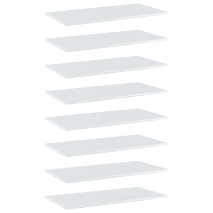 Wandschappen 80X40X1,5 Cm Spaanplaat Hoogglans Wit 8