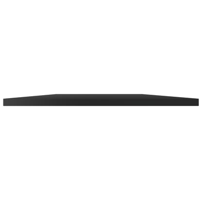 Wandschappen 4 st 80x40x1,5 cm spaanplaat hoogglans zwart