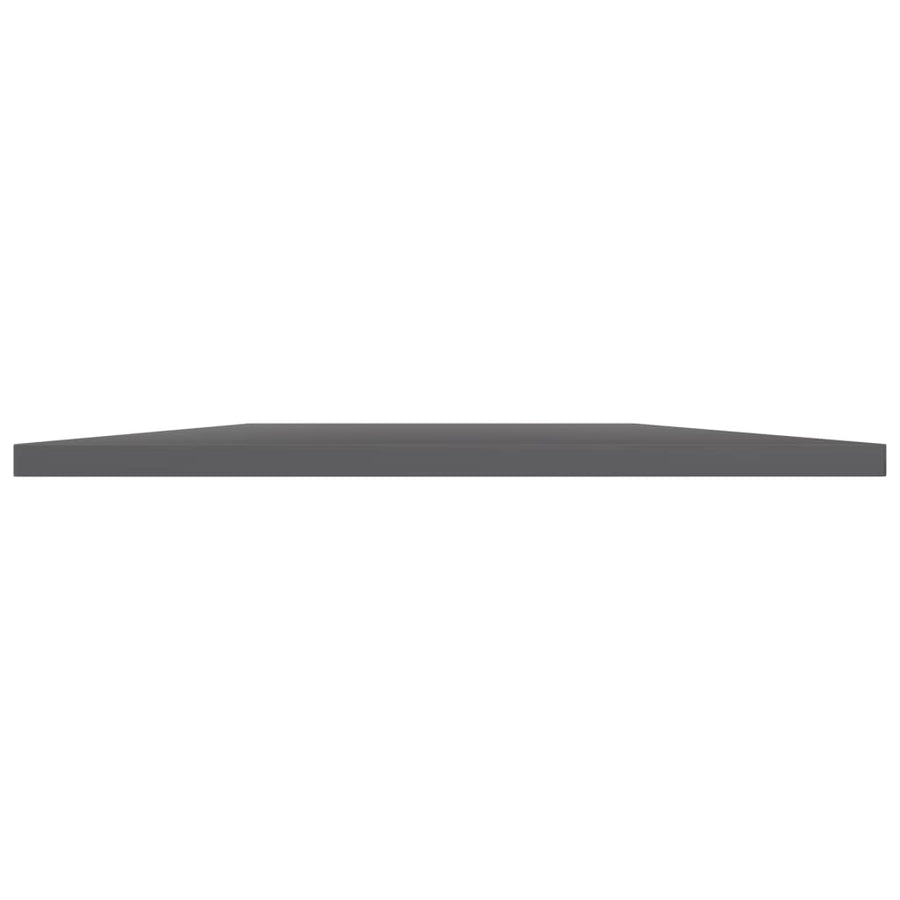 Wandschappen 8 st 80x40x1,5 cm spaanplaat hoogglans grijs