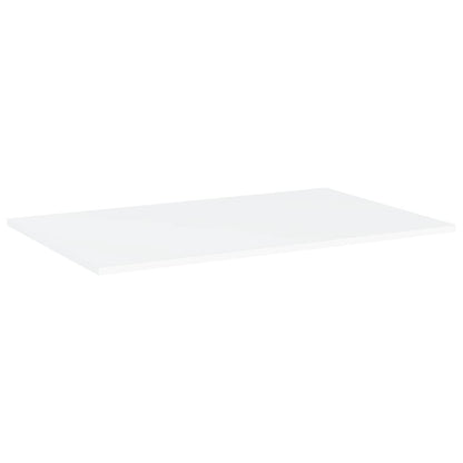 Wandschappen 4 st 80x50x1,5 cm bewerkt hout wit