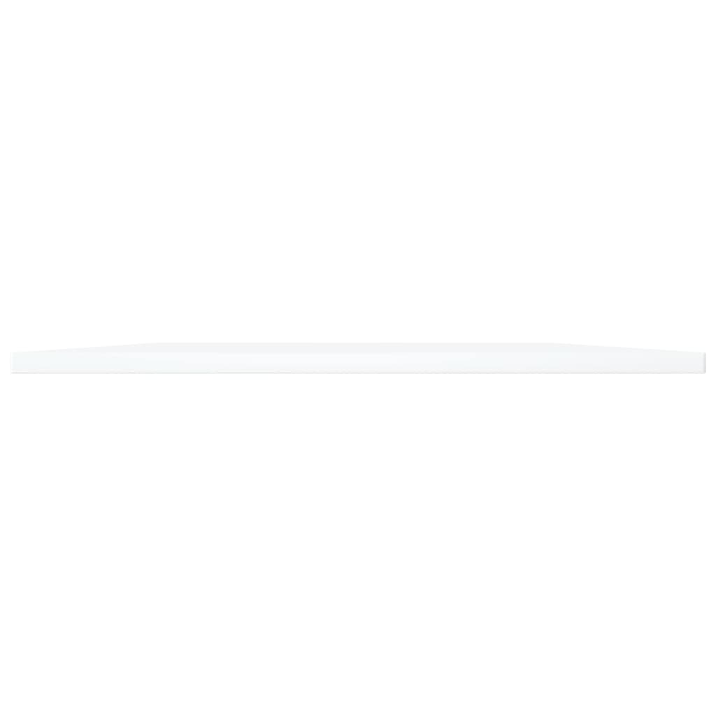 Wandschappen 4 st 80x50x1,5 cm bewerkt hout wit