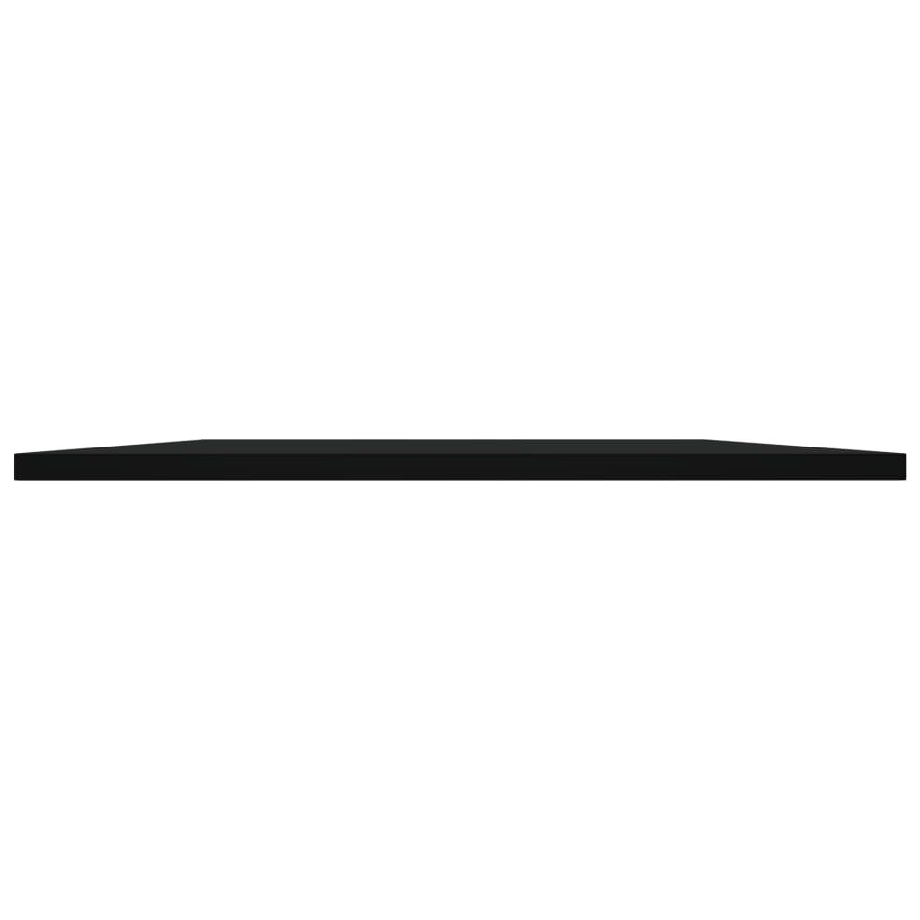 Wandschappen 4 st 80x50x1,5 cm spaanplaat zwart
