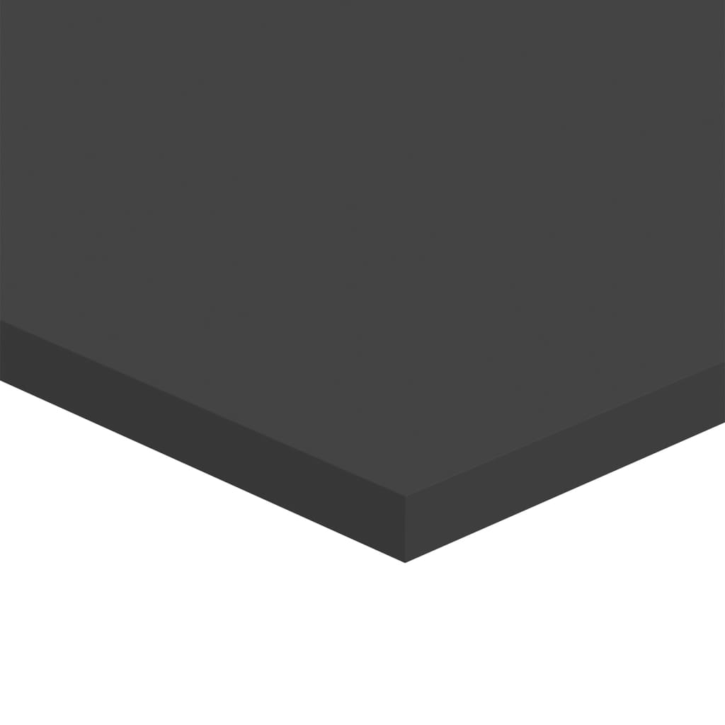 Wandschappen 4 st 80x50x1,5 cm spaanplaat grijs