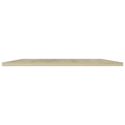 Wandschappen 4 st 80x50x1,5 cm bewerkt hout sonoma eikenkleurig
