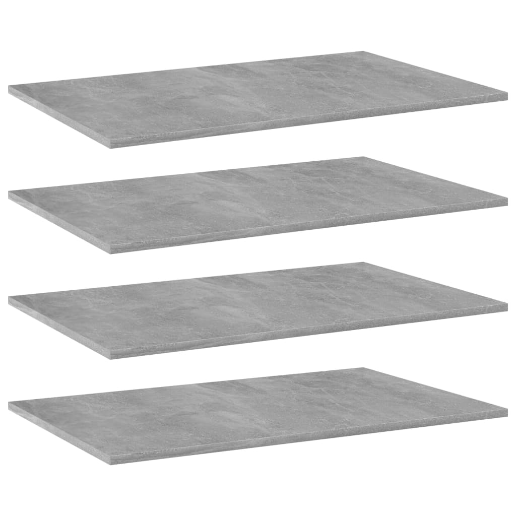 Wandschappen 80X50X1,5 Cm Bewerkt Hout Betongrijs 4